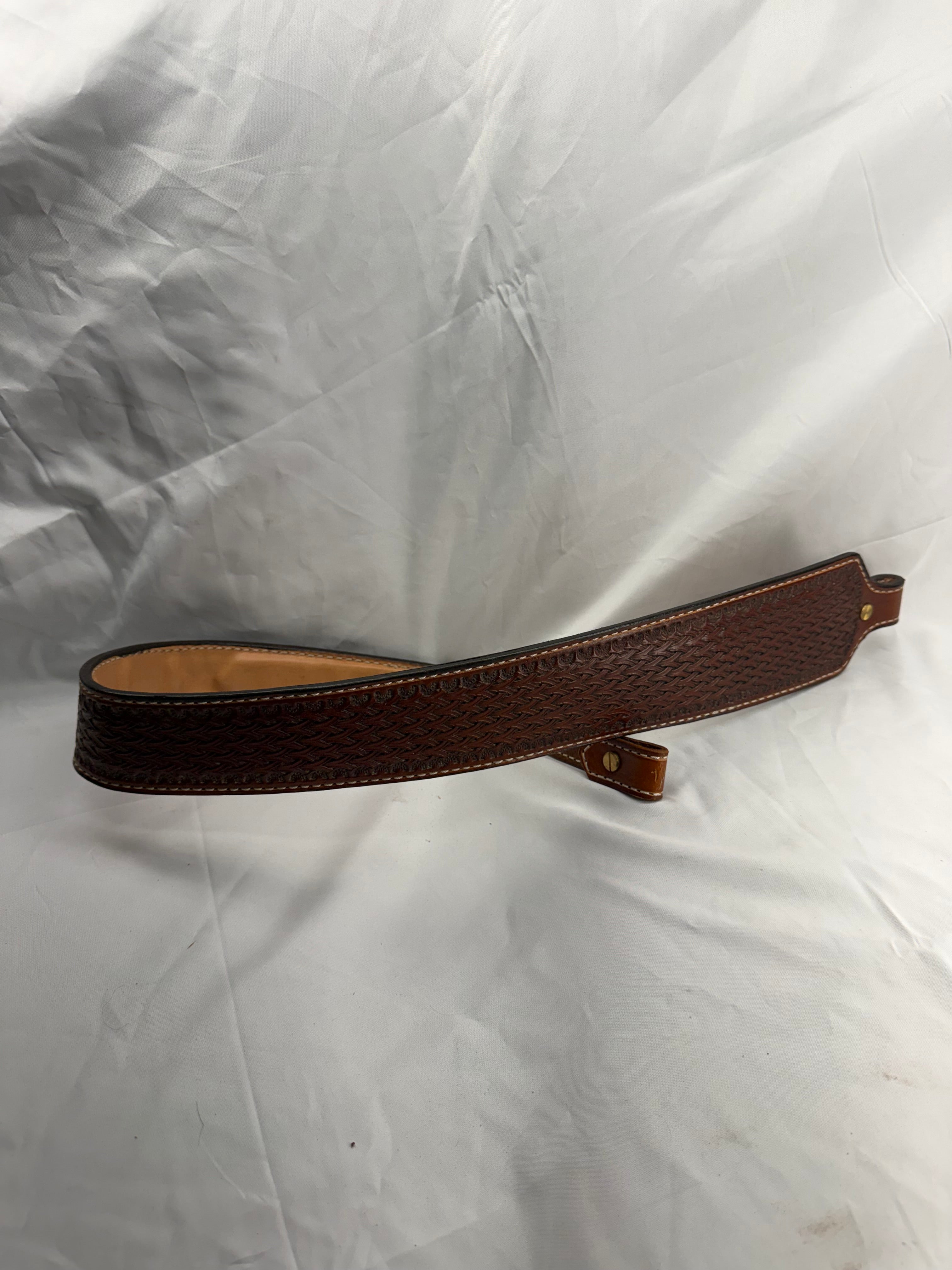 Hand Tooled Leather Rifle Sling