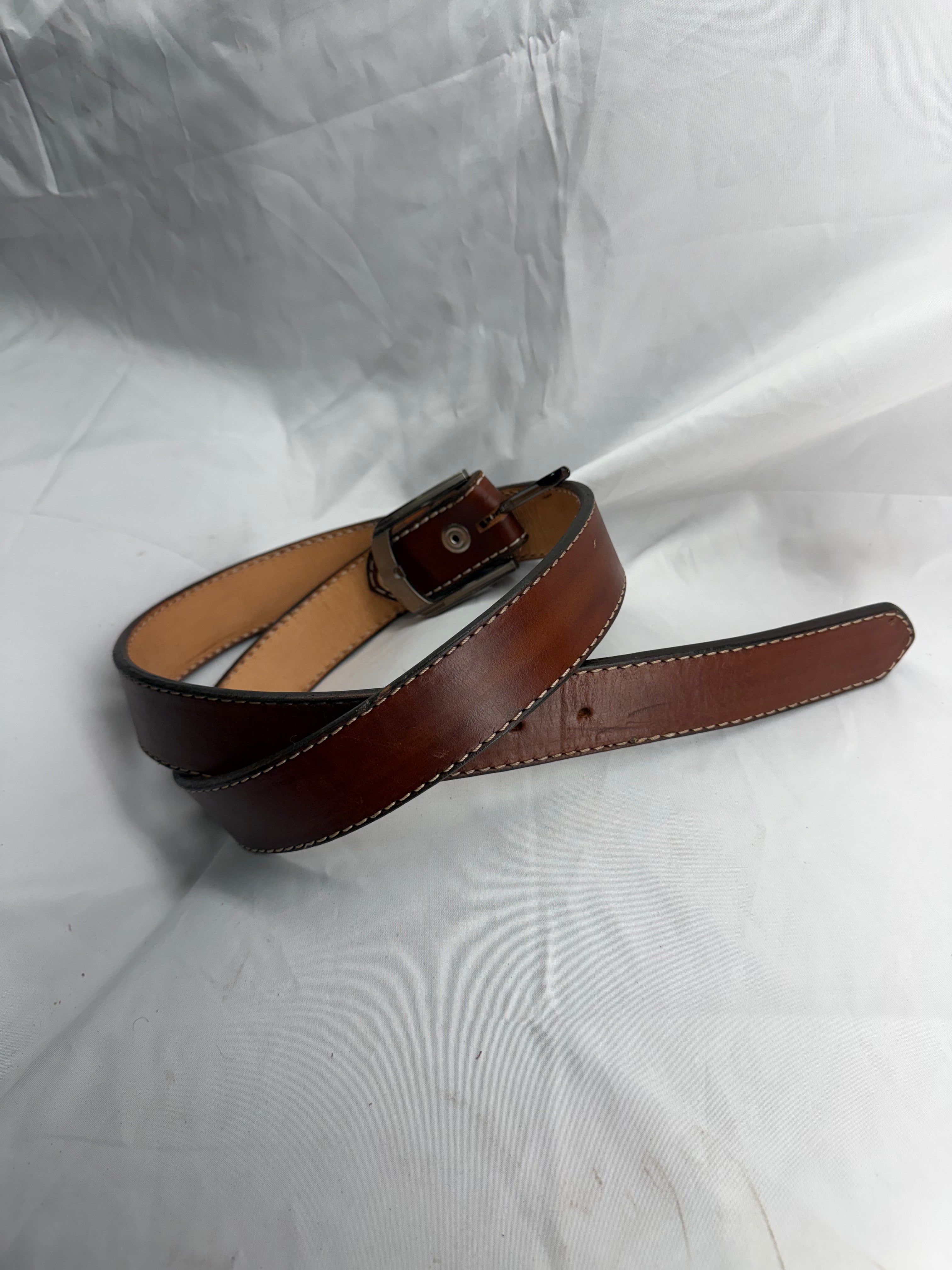 Brown Dress Leather Belt